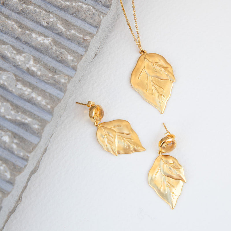 Leaf necklace Smykker