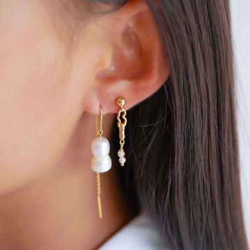 Twin pearls Earring Øredobber